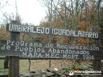 Umbralejo _ Pueblo de Guadalajara; sierra de irati; ruta por madrid